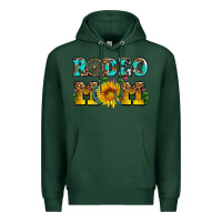 Sports Green rodeo mom Premium Hoodie - AdoDesignShop
