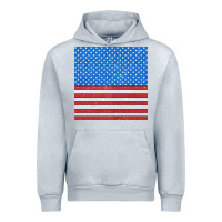 Heather Grey Glitter 4th Of July Seamless Pattern Urban Hoodie - BundleAndBundleShop