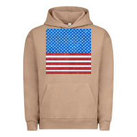 Pigment Burro Glitter 4th Of July Seamless Pattern Urban Hoodie - BundleAndBundleShop
