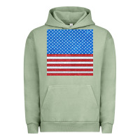 Pigment Oil Green Glitter 4th Of July Seamless Pattern Urban Hoodie - BundleAndBundleShop