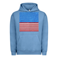 Pigment Pebble Blue Glitter 4th Of July Seamless Pattern Urban Hoodie - BundleAndBundleShop