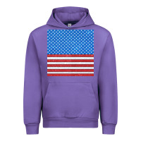 Tulip Glitter 4th Of July Seamless Pattern Urban Hoodie - BundleAndBundleShop