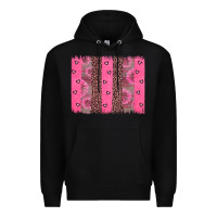 Black ribbon brush stoke Premium Hoodie - JahusDesignShop