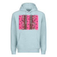 Blue Mist ribbon brush stoke Premium Hoodie - JahusDesignShop