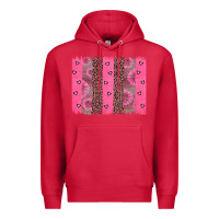 Cardinal ribbon brush stoke Premium Hoodie - JahusDesignShop