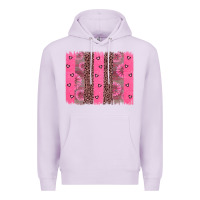 Lilac ribbon brush stoke Premium Hoodie - JahusDesignShop