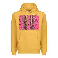 Mustard ribbon brush stoke Premium Hoodie - JahusDesignShop