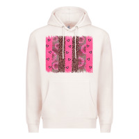 Pale Pink ribbon brush stoke Premium Hoodie - JahusDesignShop