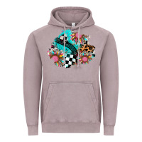 Vintage Zinc race sunflower patches Vintage Hoodie - AdoDesignShop