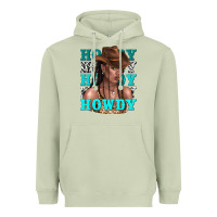 Matcha howdy howdy black girl Heavyweight Hoodie - texasbilliewilder