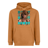 Meerkat howdy howdy black girl Heavyweight Hoodie - texasbilliewilder