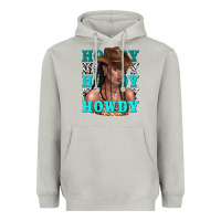 Moon Dust howdy howdy black girl Heavyweight Hoodie - texasbilliewilder