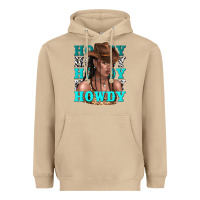 Mushroom howdy howdy black girl Heavyweight Hoodie - texasbilliewilder