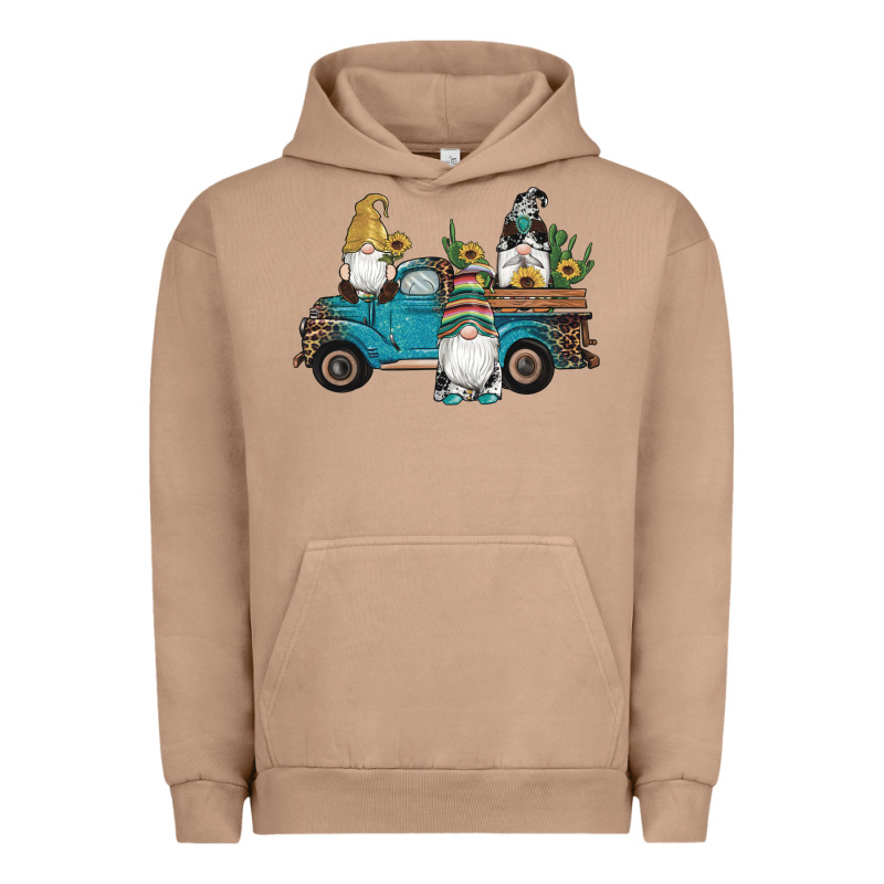 Western Gnomes Truck Sunflowers Cactus Gemstone Leopard Glitter Serape Urban Hoodie by Artiststas | Teevron