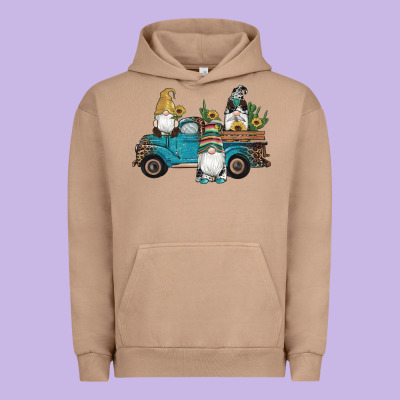 Western Gnomes Truck Sunflowers Cactus Gemstone Leopard Glitter Serape Urban Hoodie Designed By Artiststas