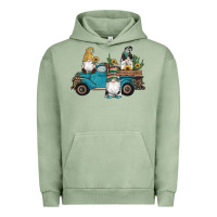 Pigment Oil Green western gnomes truck sunflowers cactus gemstone leopard glitter serape Urban Hoodie - Artiststas