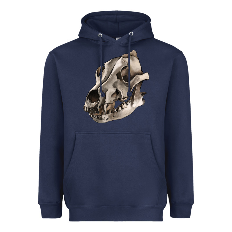 Wolf Skull Heavyweight Hoodie by RanaPortraitStore | Teevron