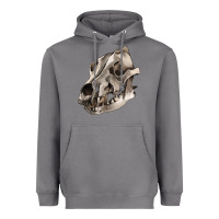Storm Wolf skull Heavyweight Hoodie - RanaPortraitStore