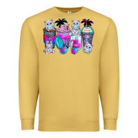 Antique Gold hippopotamus coffee cups Premium Sweatshirt - Zillion Design Studio
