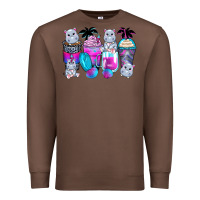 Hippopotamus Coffee Cups Premium Sweatshirt | Teevron