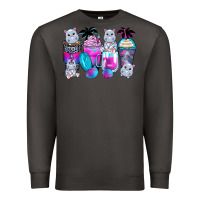 Smoke hippopotamus coffee cups Premium Sweatshirt - Zillion Design Studio