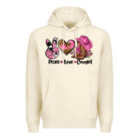 Sandshell peace love  cowgirl Premium Hoodie - AdoDesignShop