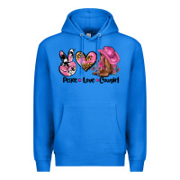 True Royal peace love  cowgirl Premium Hoodie - AdoDesignShop