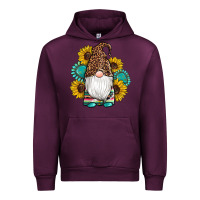 Mauve Wine western gnomes sunflowers gemstones leopard serape cowhide glitter Urban Hoodie - Artiststas