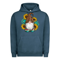 Western Gnomes Sunflowers Gemstones Leopard Serape Cowhide Glitter Urban Hoodie | Teevron