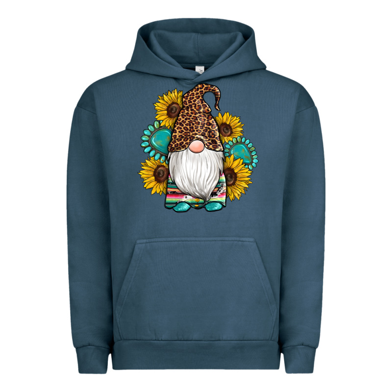 Western Gnomes Sunflowers Gemstones Leopard Serape Cowhide Glitter Urban Hoodie by Artiststas | Teevron