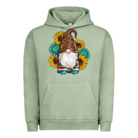 Pigment Oil Green western gnomes sunflowers gemstones leopard serape cowhide glitter Urban Hoodie - Artiststas