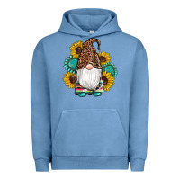 Pigment Pebble Blue western gnomes sunflowers gemstones leopard serape cowhide glitter Urban Hoodie - Artiststas