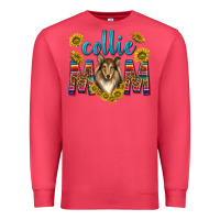 Cardinal western collie mom Premium Sweatshirt - texasbilliewilder