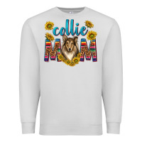 Dove Grey western collie mom Premium Sweatshirt - texasbilliewilder