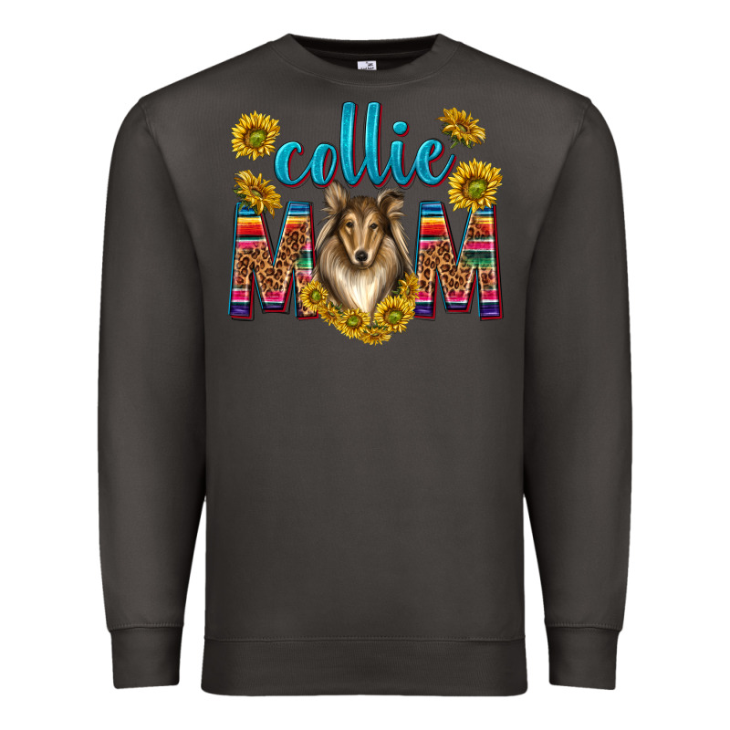 Western Collie Mom Premium Sweatshirt by texasbilliewilder | Teevron