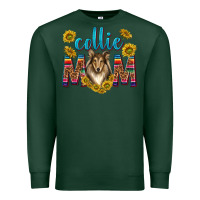 Sports Green western collie mom Premium Sweatshirt - texasbilliewilder