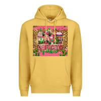 Antique Gold cafecito y chisme coffee cups Premium Hoodie - Jasminsmagicworld