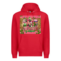 Red cafecito y chisme coffee cups Premium Hoodie - Jasminsmagicworld