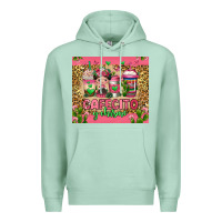 Seafoam cafecito y chisme coffee cups Premium Hoodie - Jasminsmagicworld