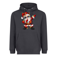 Smoke dabbing santa with christmas lights Heavyweight Hoodie - Zillion Design Studio