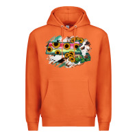 Carrot Massachusetts State Map Premium Hoodie - RanaPortraitStore