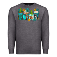 Charcoal Heather gemstone coffee cups Premium Sweatshirt - Zillion Design Studio