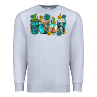 Heather Grey gemstone coffee cups Premium Sweatshirt - Zillion Design Studio