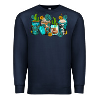 Navy gemstone coffee cups Premium Sweatshirt - Zillion Design Studio