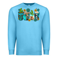 Ocean Blue gemstone coffee cups Premium Sweatshirt - Zillion Design Studio