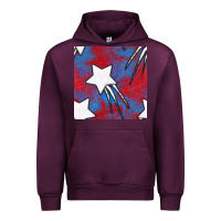 Mauve Wine Glitter 4th Of July Seamless Pattern Urban Hoodie - BundleAndBundleShop