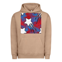 Pigment Burro Glitter 4th Of July Seamless Pattern Urban Hoodie - BundleAndBundleShop