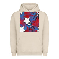 Pigment French Oak Glitter 4th Of July Seamless Pattern Urban Hoodie - BundleAndBundleShop