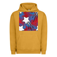 Pigment Peanut Butter Glitter 4th Of July Seamless Pattern Urban Hoodie - BundleAndBundleShop