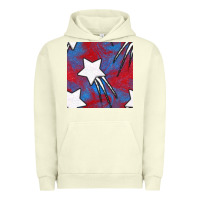 Pigment Pistachio Glitter 4th Of July Seamless Pattern Urban Hoodie - BundleAndBundleShop